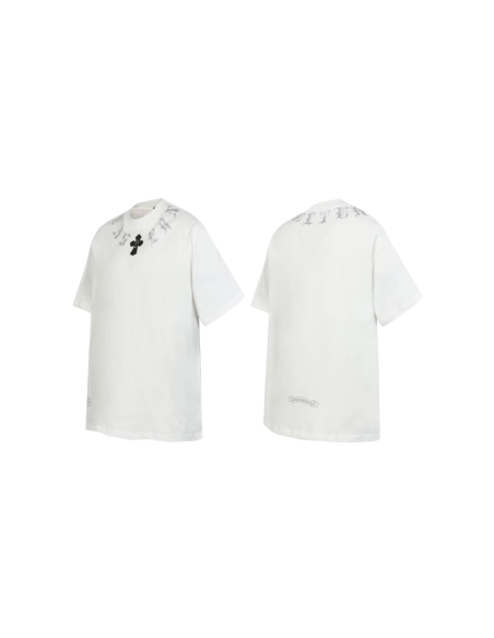 Chrome Hearts T-shirt 2012 Black White,Chrome Hearts T Shirt,Tshirt,APPAREL