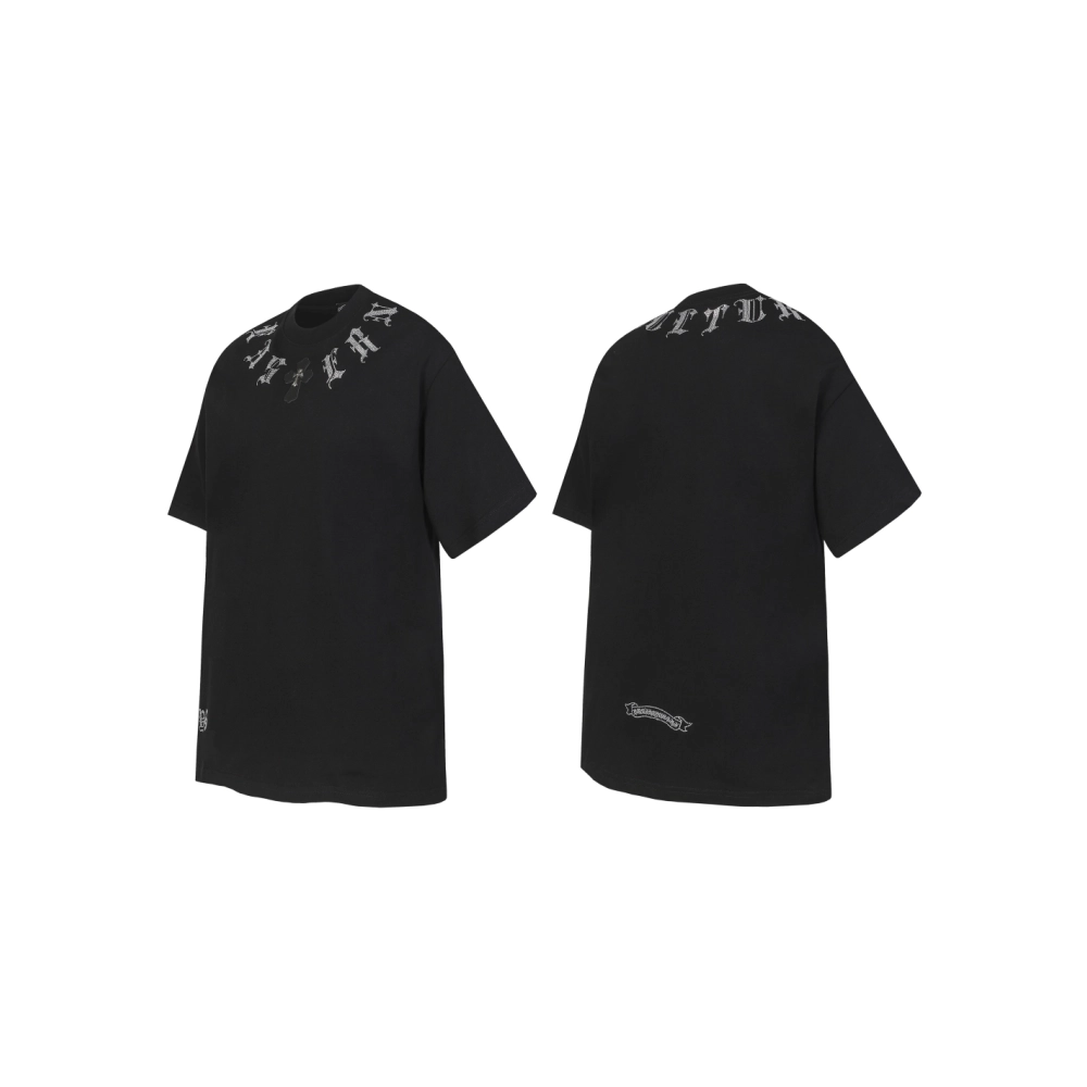 Chrome Hearts T-shirt 2012 Black White,Chrome Hearts T Shirt,Tshirt,APPAREL
