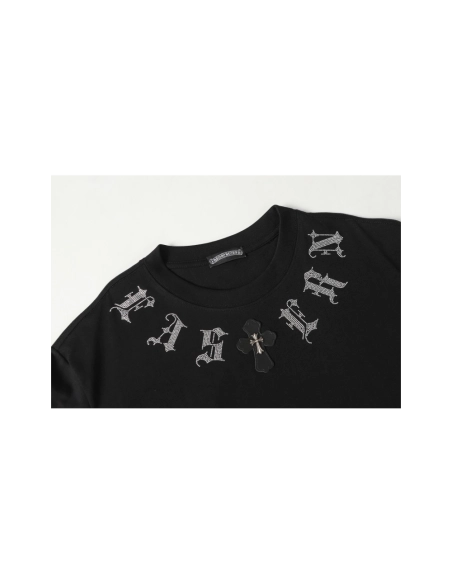 Chrome Hearts T-shirt 2012 Black White,Chrome Hearts T Shirt,Tshirt,APPAREL