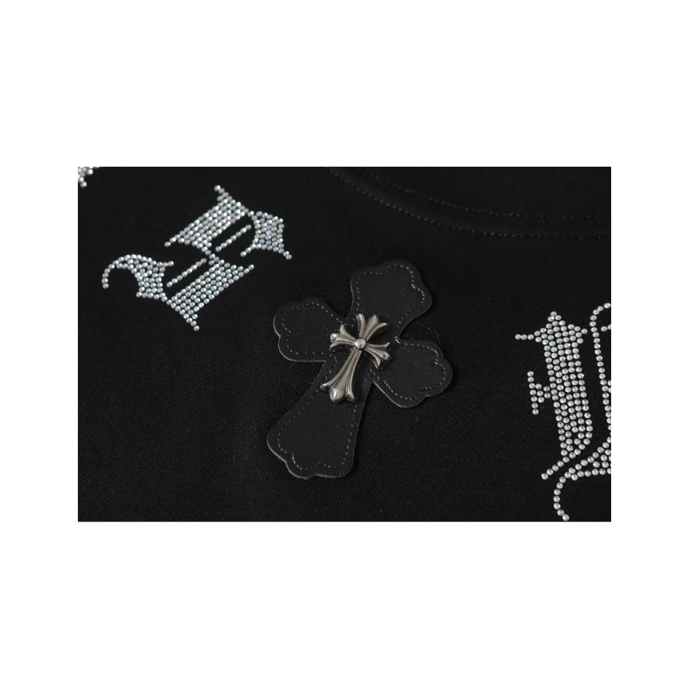 Chrome Hearts T-shirt 2012 Black White,Chrome Hearts T Shirt,Tshirt,APPAREL