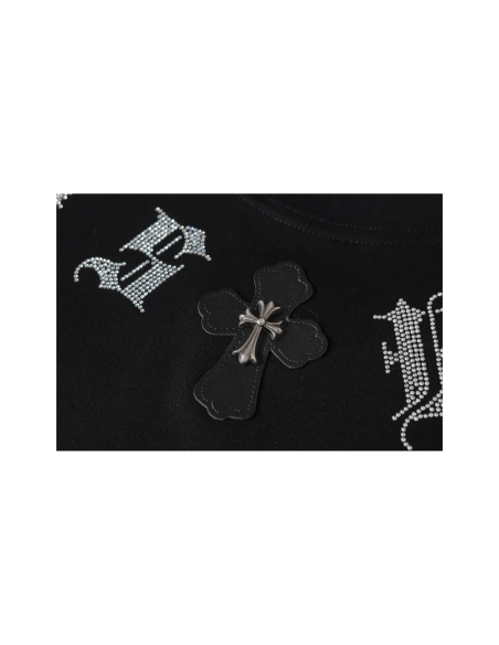 Chrome Hearts T-shirt 2012 Black White,Chrome Hearts T Shirt,Tshirt,APPAREL