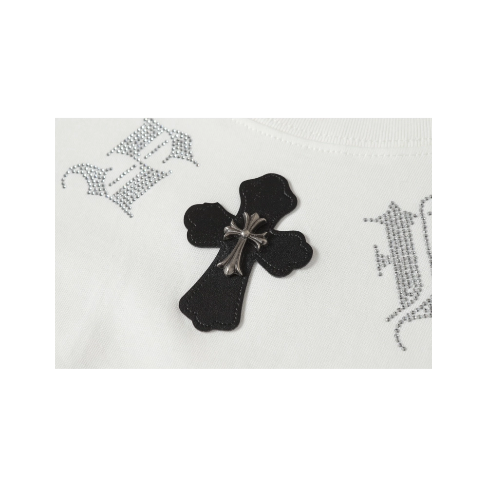 Chrome Hearts T-shirt 2012 Black White,Chrome Hearts T Shirt,Tshirt,APPAREL