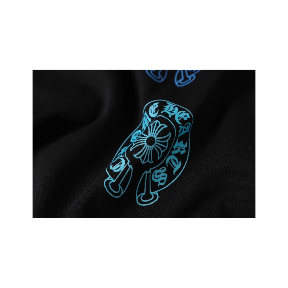 Chrome Hearts T-shirt 2226 Black White,Chrome Hearts T Shirt,Tshirt,APPAREL