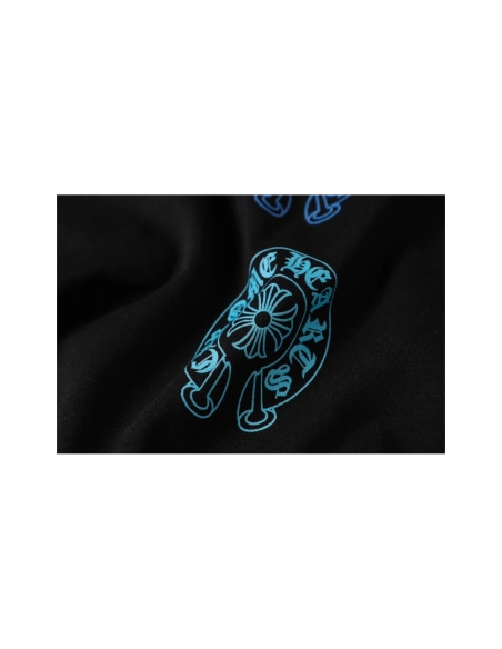 Chrome Hearts T-shirt 2226 Black White,Chrome Hearts T Shirt,Tshirt,APPAREL