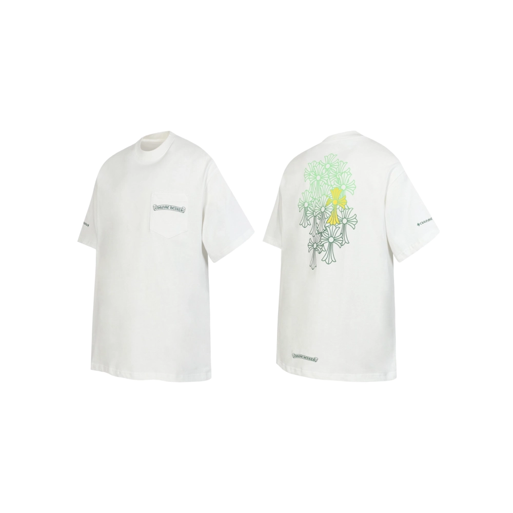 Chrome Hearts T-shirt 2014 Black White,Chrome Hearts T Shirt,Tshirt,APPAREL