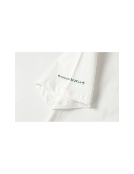 Chrome Hearts T-shirt 2014 Black White,Chrome Hearts T Shirt,Tshirt,APPAREL