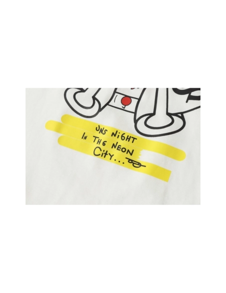 Chrome Hearts T-shirt 2229 Black White,Chrome Hearts T Shirt,Tshirt,APPAREL