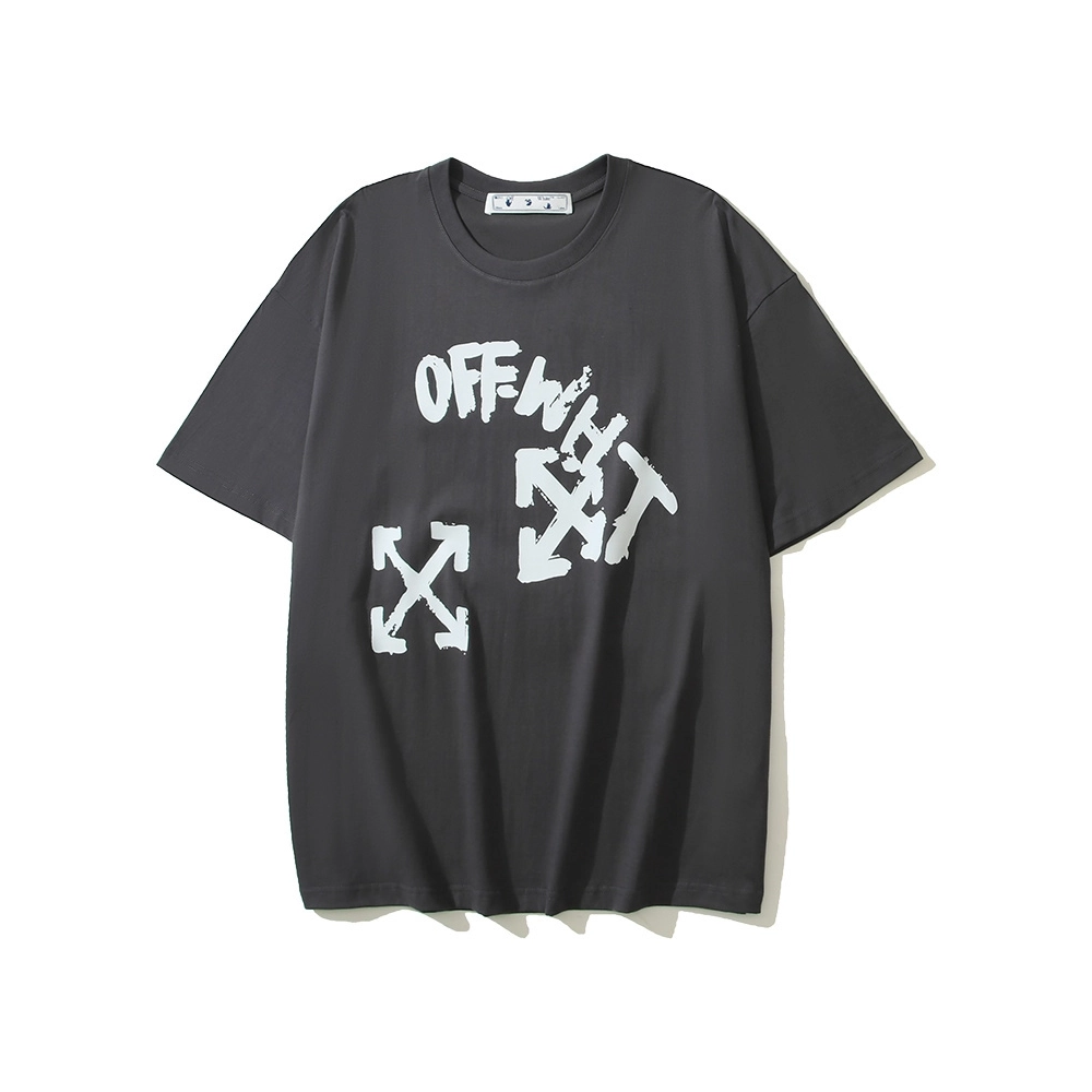 Off-white T-Shirt 106 Black White Gray,Off White T Shirt,Tshirt,APPAREL