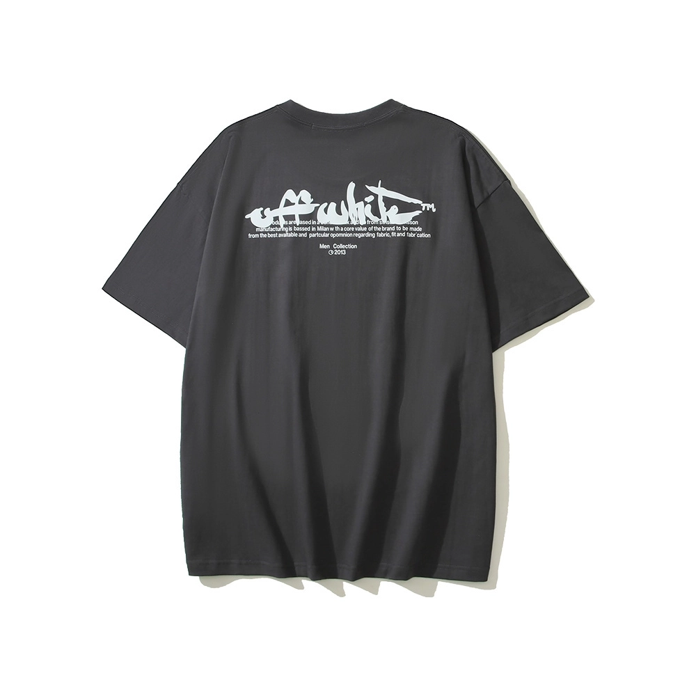 Off-white T-Shirt 106 Black White Gray,Off White T Shirt,Tshirt,APPAREL