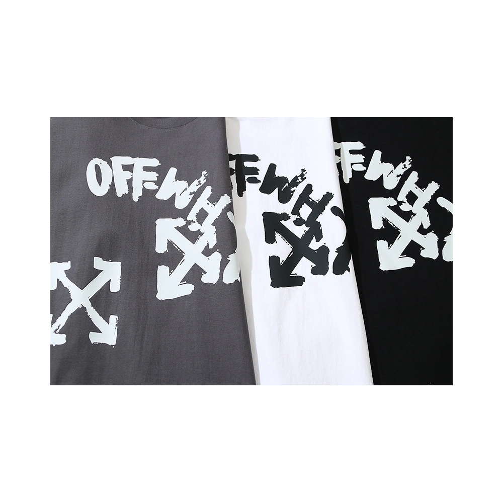 Off-white T-Shirt 106 Black White Gray,Off White T Shirt,Tshirt,APPAREL