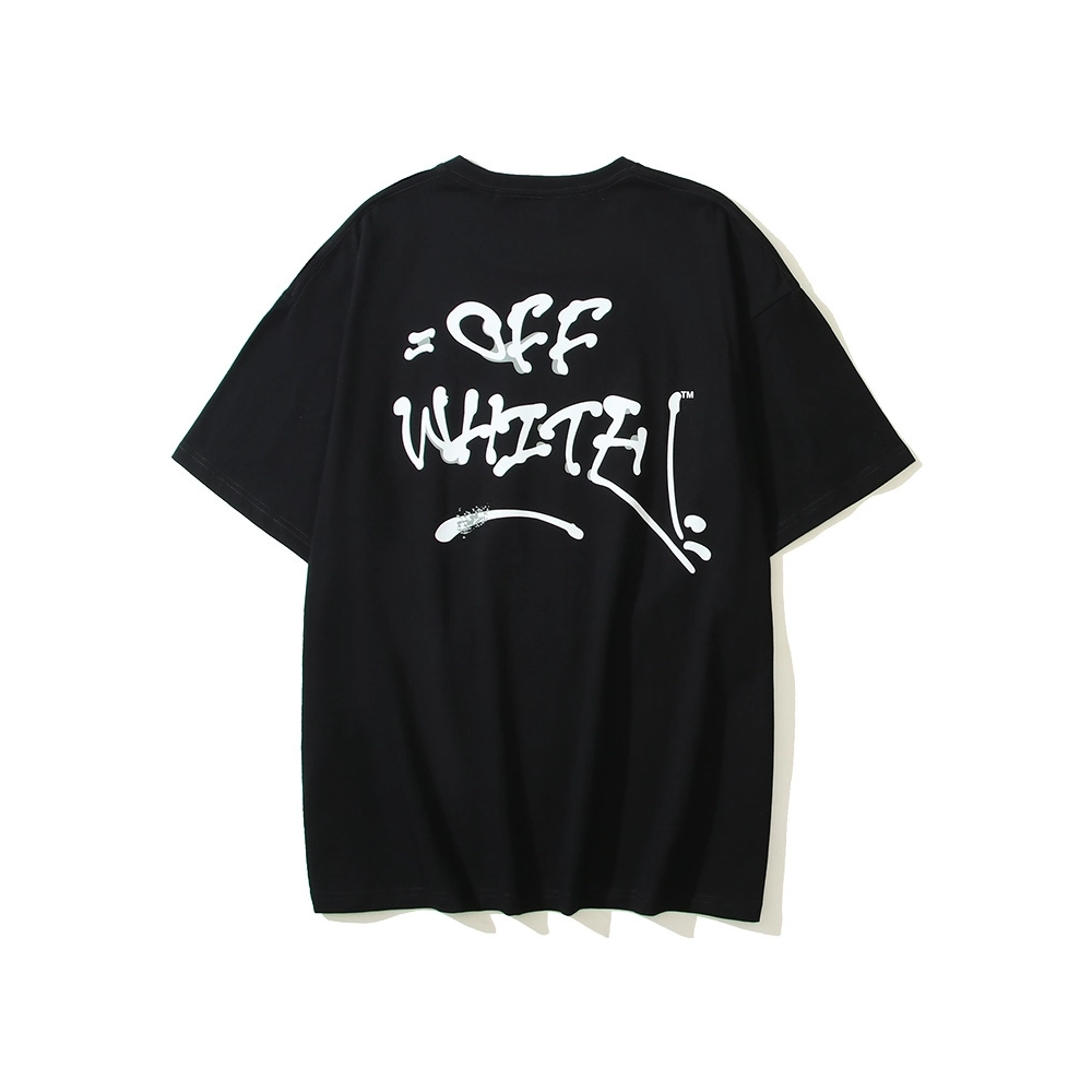Off-white T-Shirt 107 Black White,Off White T Shirt,Tshirt,APPAREL