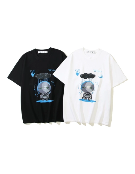 Off-white T-Shirt 103 Black White,Off White T Shirt,Tshirt,APPAREL