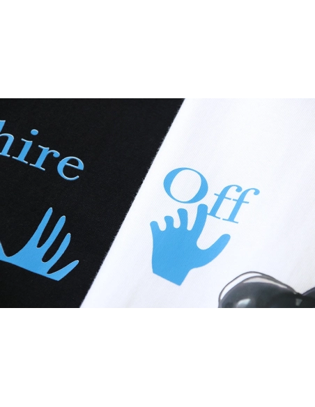 Off-white T-Shirt 103 Black White,Off White T Shirt,Tshirt,APPAREL
