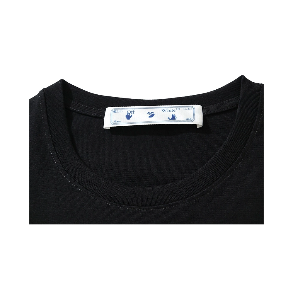 Off-white T-Shirt 104 Black White,Off White T Shirt,Tshirt,APPAREL