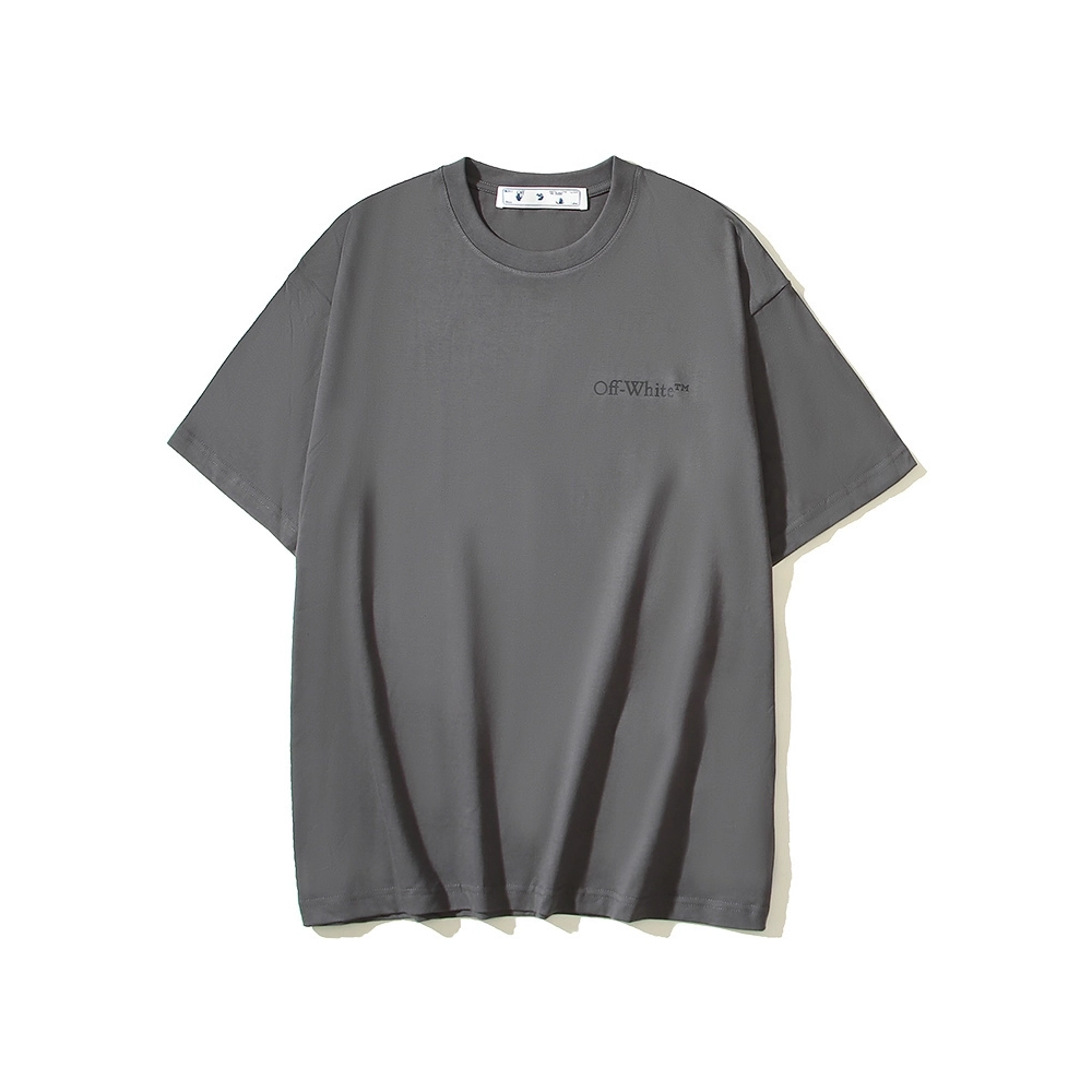 Off-white T-Shirt 108 Black White Gray,Off White T Shirt,Tshirt,APPAREL
