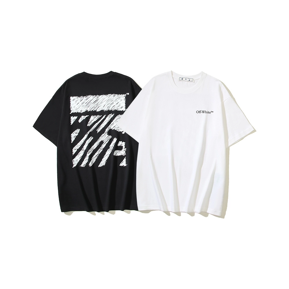 Off-white T-Shirt 109 Black White,Off White T Shirt,Tshirt,APPAREL