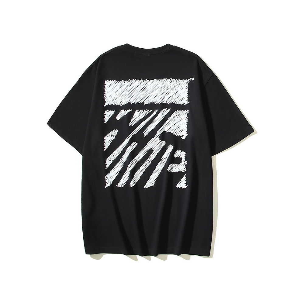 Off-white T-Shirt 109 Black White,Off White T Shirt,Tshirt,APPAREL