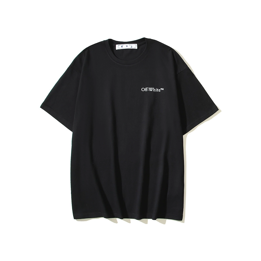 Off-white T-Shirt 109 Black White,Off White T Shirt,Tshirt,APPAREL