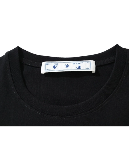 Off-white T-Shirt 109 Black White,Off White T Shirt,Tshirt,APPAREL