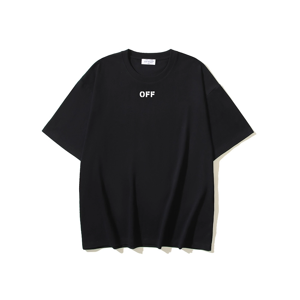 Off-white T-Shirt 160 Black White,Off White T Shirt,Tshirt,APPAREL