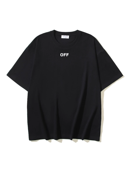 Off-white T-Shirt 160 Black White,Off White T Shirt,Tshirt,APPAREL