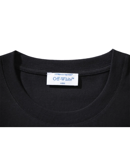 Off-white T-Shirt 160 Black White,Off White T Shirt,Tshirt,APPAREL