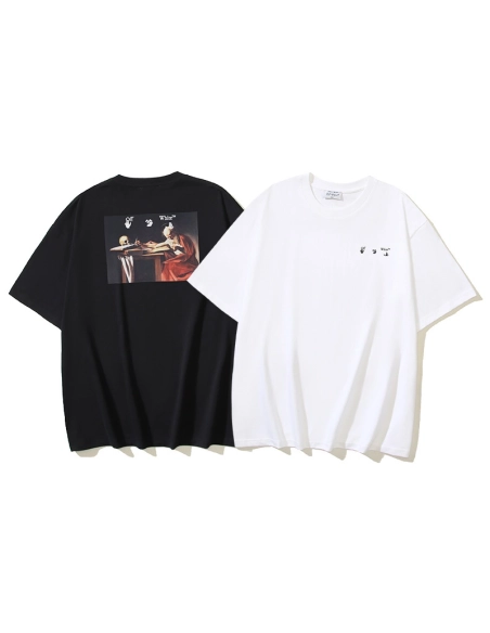 Off-white T-Shirt 161 Black White,Off White T Shirt,Tshirt,APPAREL