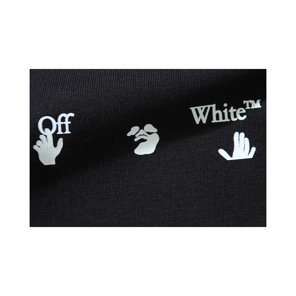 Off-white T-Shirt 161 Black White,Off White T Shirt,Tshirt,APPAREL