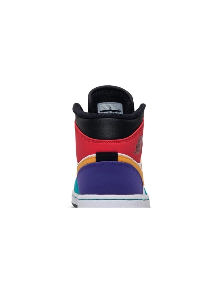 AIR JORDAN 1 MID MULTICOLOR 554724 125,AIR JORDAN 1 MID,Air Jordan