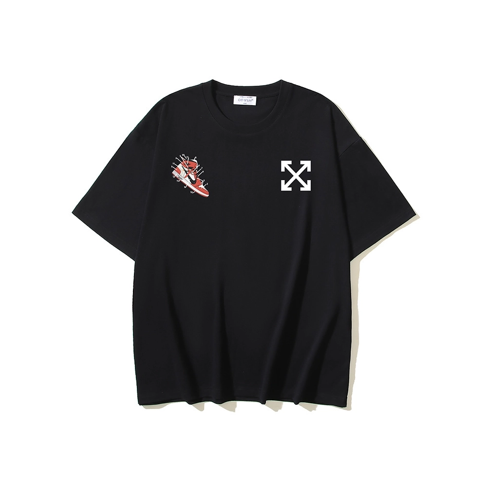 Off-white T-Shirt 162 Black White,Off White T Shirt,Tshirt,APPAREL