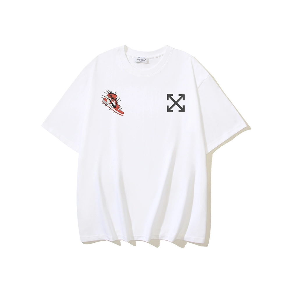 Off-white T-Shirt 162 Black White,Off White T Shirt,Tshirt,APPAREL