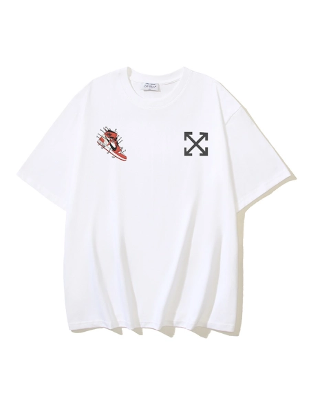 Off-white T-Shirt 162 Black White,Off White T Shirt,Tshirt,APPAREL