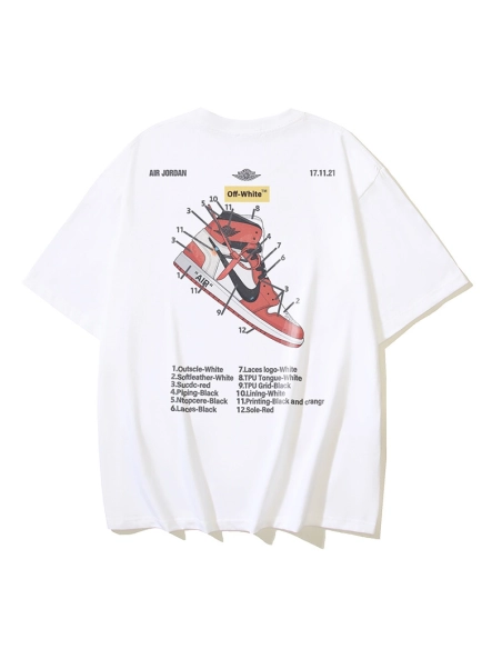 Off-white T-Shirt 162 Black White,Off White T Shirt,Tshirt,APPAREL