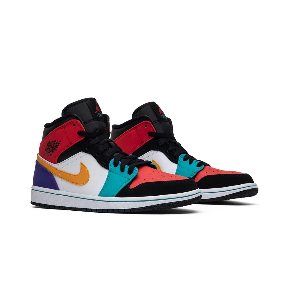 AIR JORDAN 1 MID MULTICOLOR 554724 125,AIR JORDAN 1 MID,Air Jordan