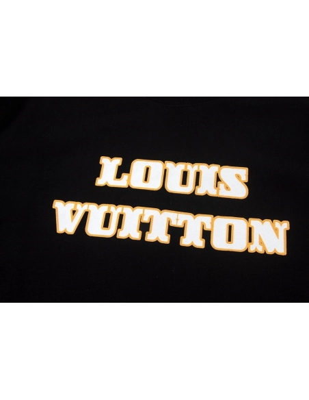 Louis Vuitton T-shirt W2643 Black White,Louis Vuitton T Shirt,Tshirt,APPAREL