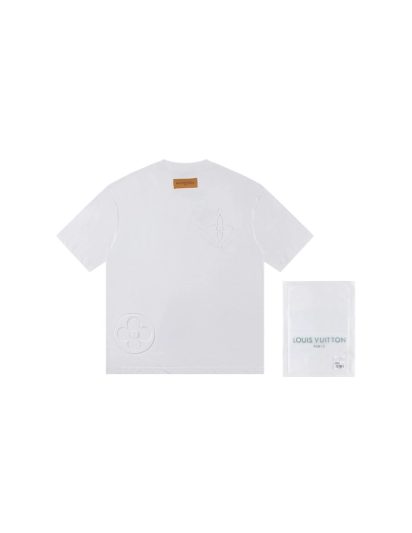 Louis Vuitton T-shirt W2549 Black White,Louis Vuitton T Shirt,Tshirt,APPAREL
