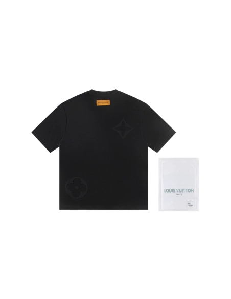 Louis Vuitton T-shirt W2549 Black White,Louis Vuitton T Shirt,Tshirt,APPAREL