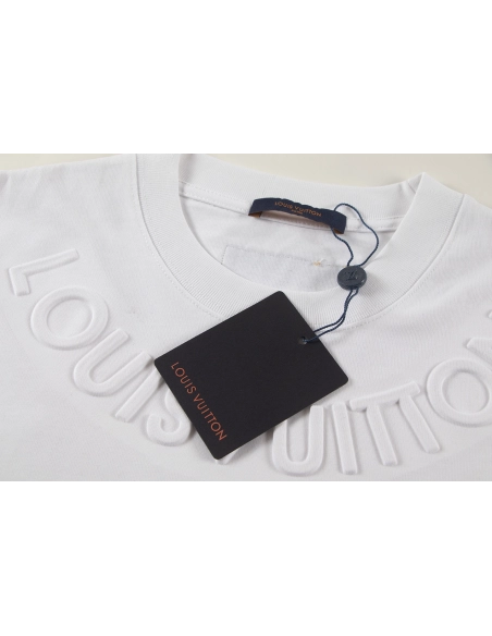 Louis Vuitton T-shirt W2549 Black White,Louis Vuitton T Shirt,Tshirt,APPAREL
