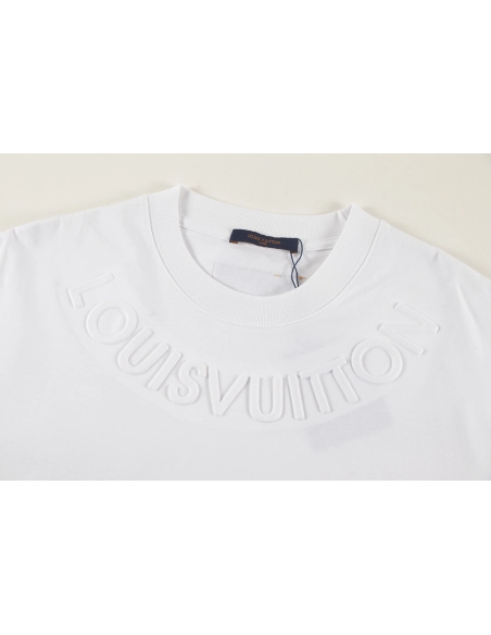 Louis Vuitton T-shirt W2549 Black White,Louis Vuitton T Shirt,Tshirt,APPAREL