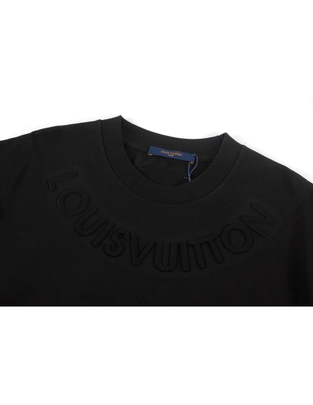 Louis Vuitton T-shirt W2549 Black White,Louis Vuitton T Shirt,Tshirt,APPAREL