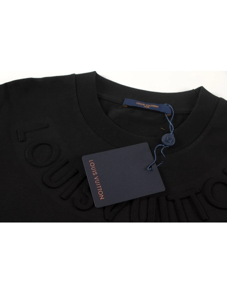 Louis Vuitton T-shirt W2549 Black White,Louis Vuitton T Shirt,Tshirt,APPAREL