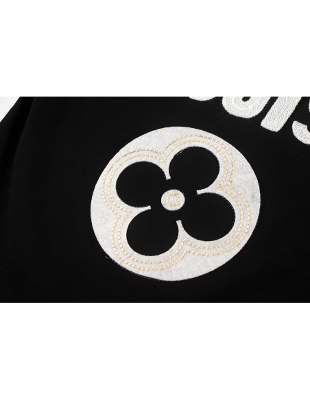 Louis Vuitton T-shirt W2658 Black White,Louis Vuitton T Shirt,Tshirt,APPAREL