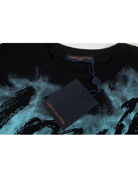 Louis Vuitton T-shirt Z034 Black White Gray,Louis Vuitton T Shirt,Tshirt,APPAREL