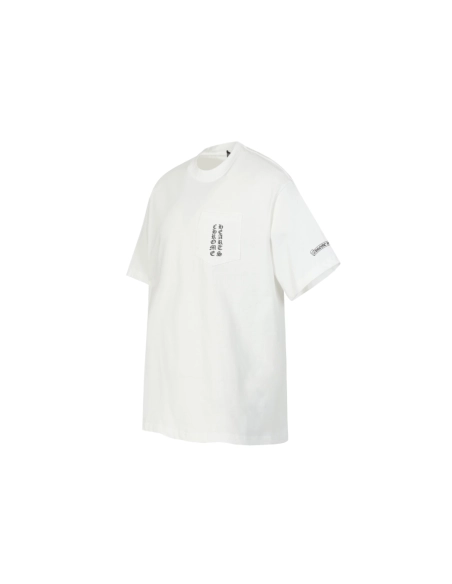 Chrome Hearts T-shirt 2201 Black White,Chrome Hearts T Shirt,Tshirt,APPAREL