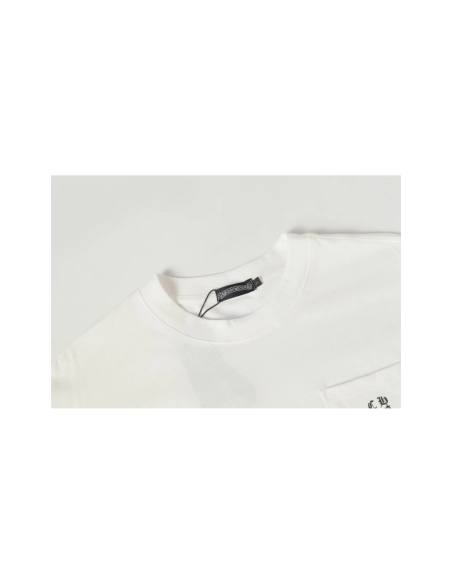 Chrome Hearts T-shirt 2201 Black White,Chrome Hearts T Shirt,Tshirt,APPAREL