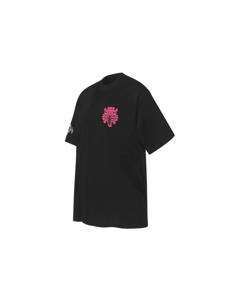 Chrome Hearts T-shirt 2204 Black White,Chrome Hearts T Shirt,Tshirt,APPAREL