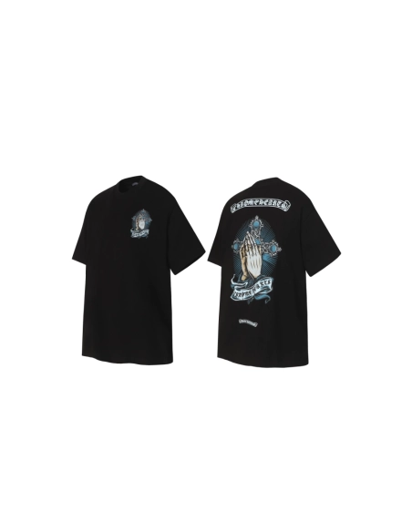 Chrome Hearts T-shirt 2206 Black,Chrome Hearts T Shirt,Tshirt,APPAREL