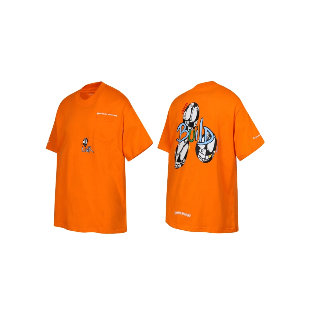 Chrome Hearts T-shirt 2217 Orange,Chrome Hearts T Shirt,Tshirt,APPAREL
