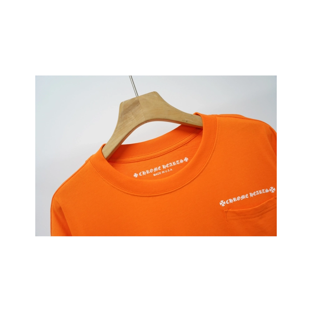 Chrome Hearts T-shirt 2217 Orange,Chrome Hearts T Shirt,Tshirt,APPAREL