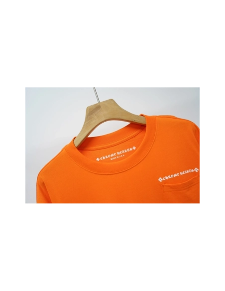 Chrome Hearts T-shirt 2217 Orange,Chrome Hearts T Shirt,Tshirt,APPAREL